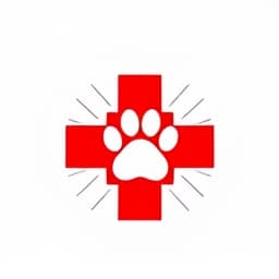 Veterinary emergency care icon