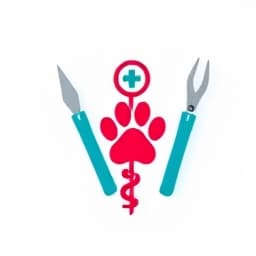 Emergency surgery veterinary icon