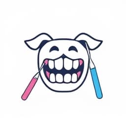 Pet dental care icon