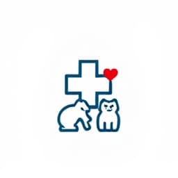 Pet emergency care icon